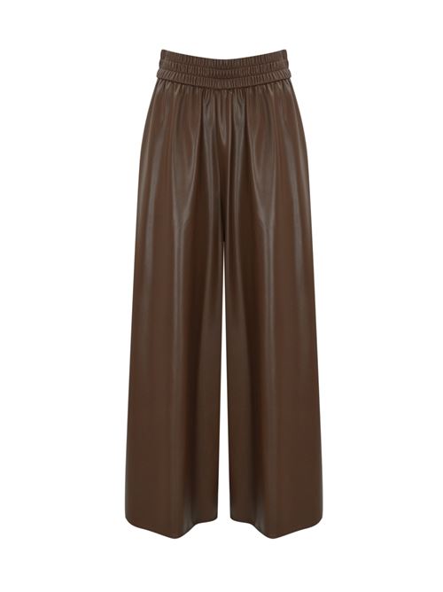 Pantalone Gennaro in tessuto spalmato marrone WEEKEND MAX MARA | 2425786012600003